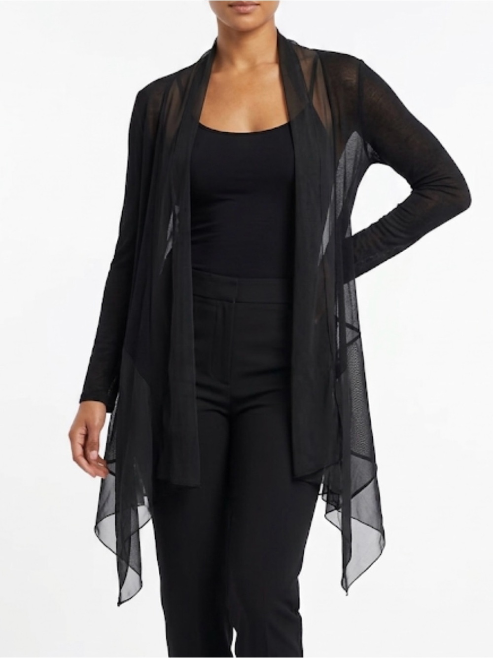 Sheer Black Top by Femme Fatale